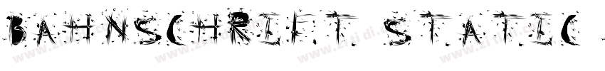 Bahnschrift Static B字体转换